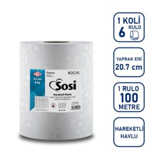 SOSİ HAREKETLİ SENSÖRLÜ HAVLU 21 CM 6 KG 105 METRE